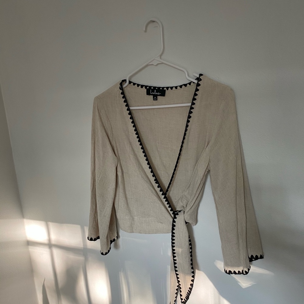 Linen Wrap Shirt
